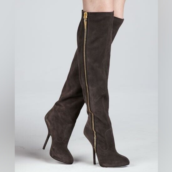 Giuseppe Zanotti Shoes - ❤️ Giuseppe Zanotti Vera OTK flan suede boots 37.5